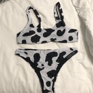 Shein Cow Print Bikini